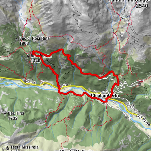 CHIALAMBERTO Rundweg Frassa