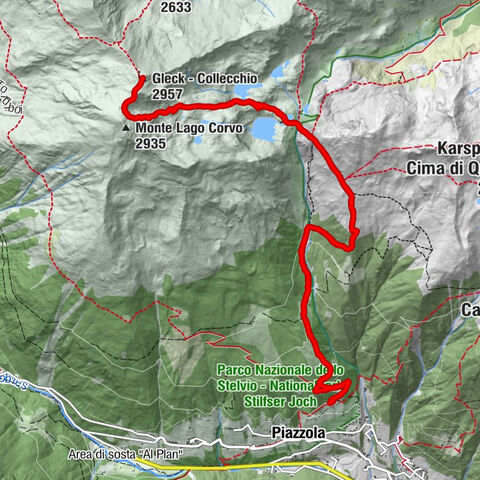 Rabbi escursionismo con vista su laghi alpini e accesso a facile ma appagante cima che sfiora i 3000 metri