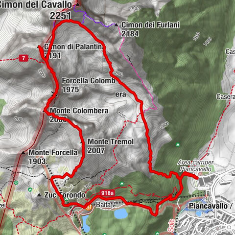 Palantina, Colombera und Tremol - 3 Gipfel oberhalb von Piancavallo