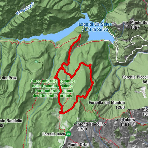 Sentiero dei Forestali im Val Silisia, Lago di Cà Selva