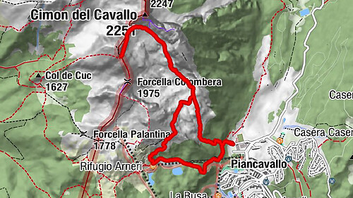 Piancavallo - Cimon di Palantina