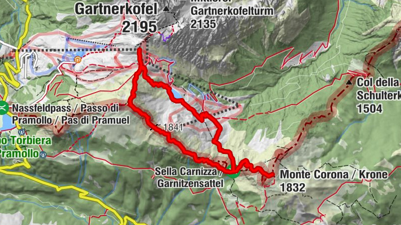 Krone 2.0 - Am Grenzweg auf den Monte Corona - GS N28