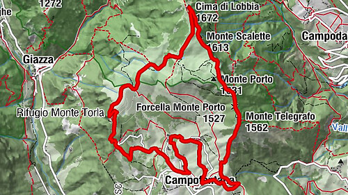 Campofontana - Monte Telegrafo - Monte Scalette - Cima di Lobbia