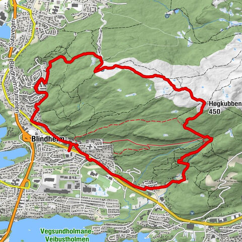 Ålesund - Blindheim bedehus - Øygarden - Høgkubben