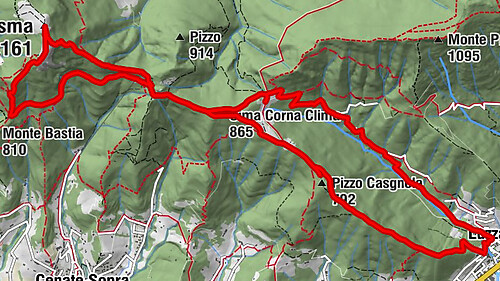 Luzzana - Pizzo Casgnola - Cima Corna Clima - Monte Misma
