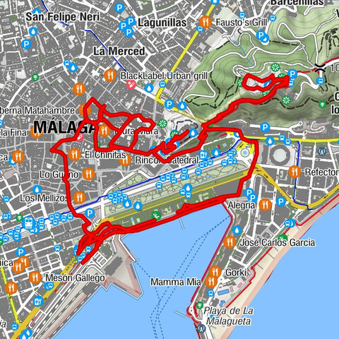 Soho - Capilla del Sagrado Descendimiento - Monte Gibralfaro - Catedral de Málaga