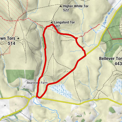 Two Bridges - Longaford Tor - Powder Mills