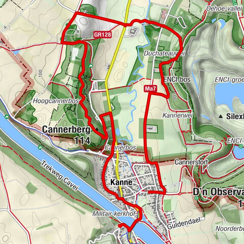 Kanne - Sint-Hubertuskerk - Cannerberg - Heilig Grafkapel