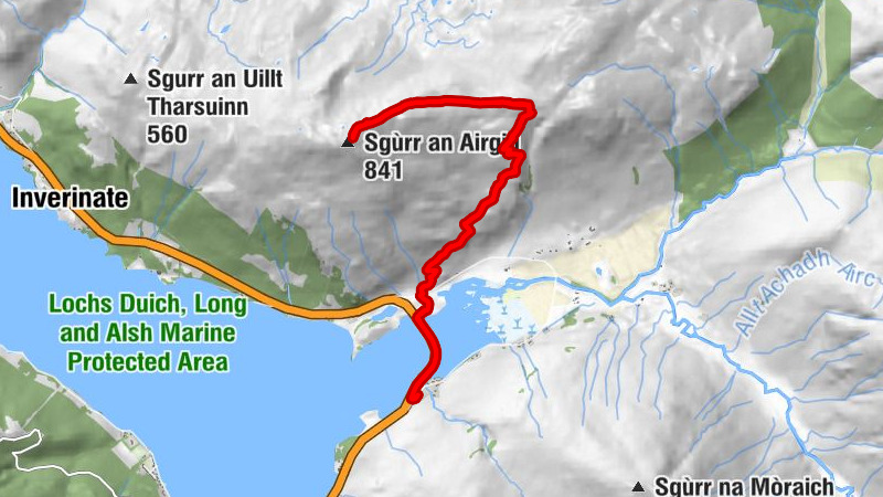 The Pitstop at Kintail - Ault-na-Chruinn - Sgùrr an Airgid