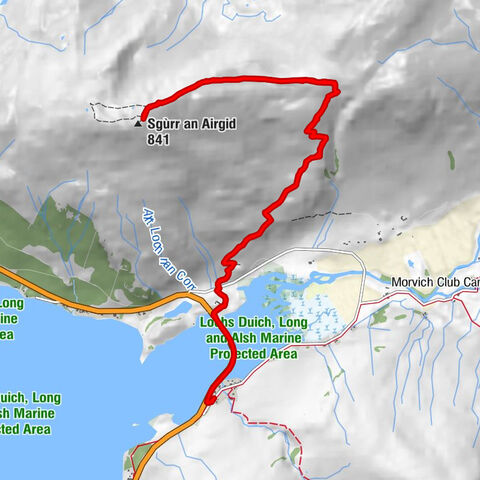 The Pitstop at Kintail - Ault-na-Chruinn - Sgùrr an Airgid