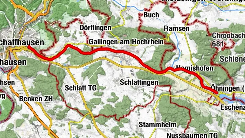 SchweizMobil 70: Rhein Kanu