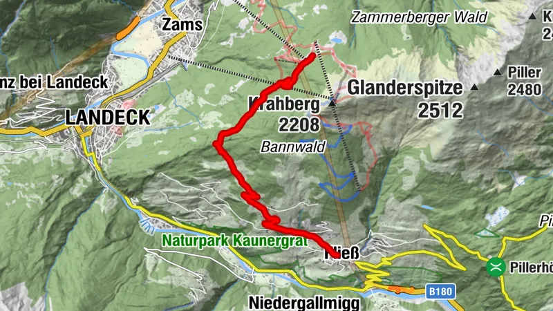Fließ - Egg - Gamplesplatte - Zammer Alm / Schihütte Zams | 4