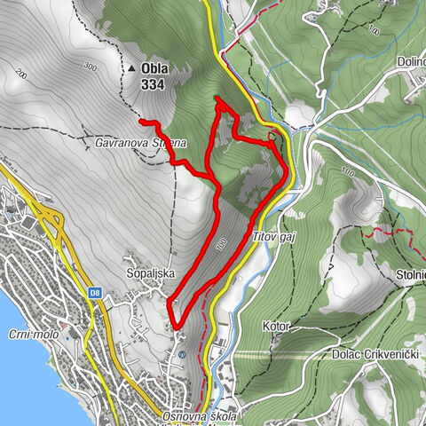 Crkvenica- Hinterland
