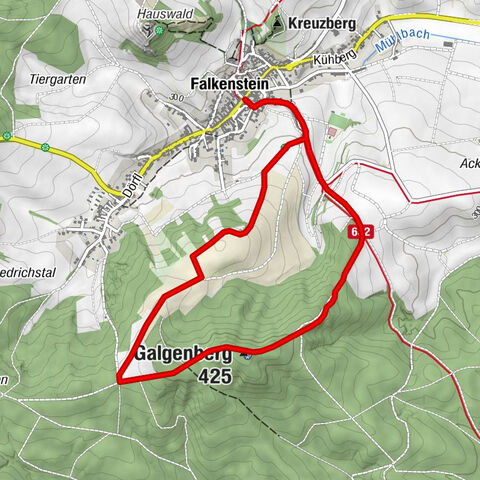 »tut gut« Wanderweg Falkenstein | Route 2