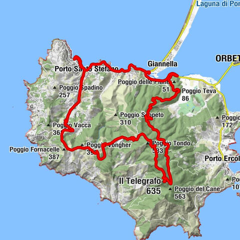 Mt. Il Telegrafo Toskana/Italien