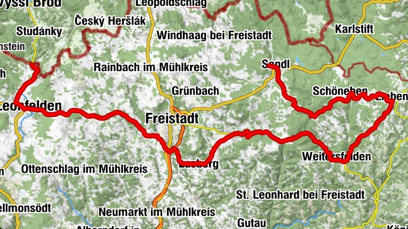 Rennradhügelwelt Mühlviertel - "Mühlviertel 8000 Tour"