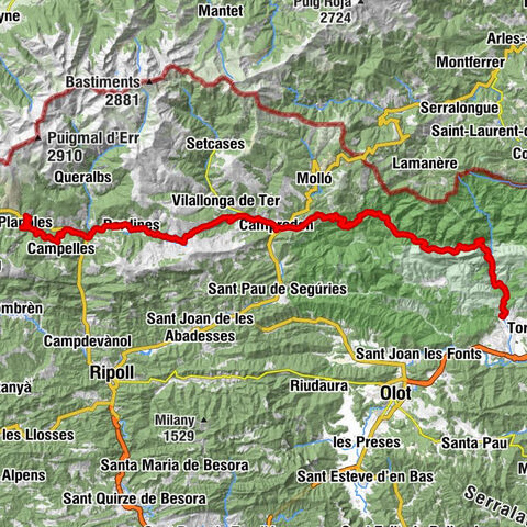Trans Pyrenäen eMTB - Etappe 3: Montagut - Planoles