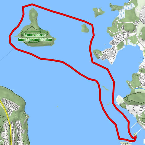 Enonsaaren - Selkäsaaren Route, Lahti