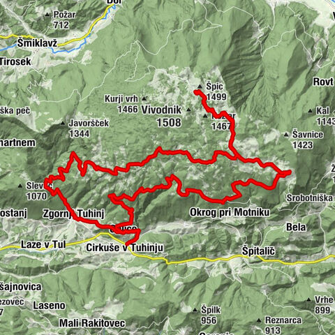 Menina iz Cirkuš preko Zg. Tuhinja