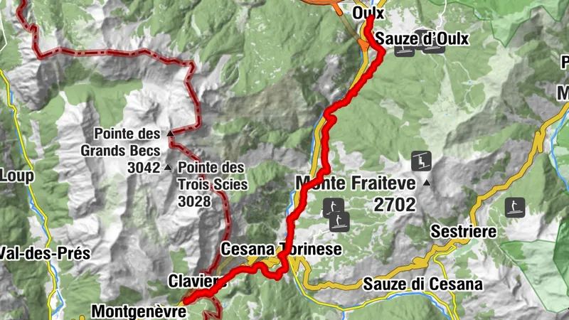Via Francigena des Susa-Tals vom Monginevro | Etappe 1 Claviere-Oulx