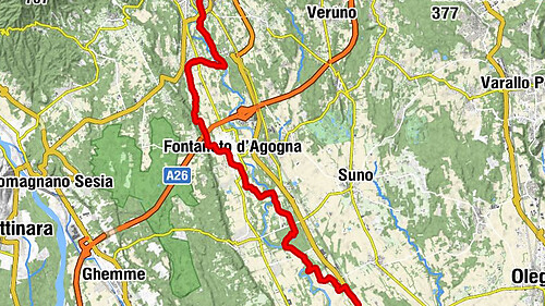 St.-Bernhard-Weg | Etappe 8 Borgomanero – Momo (Heilige Dreifaltigkeit)