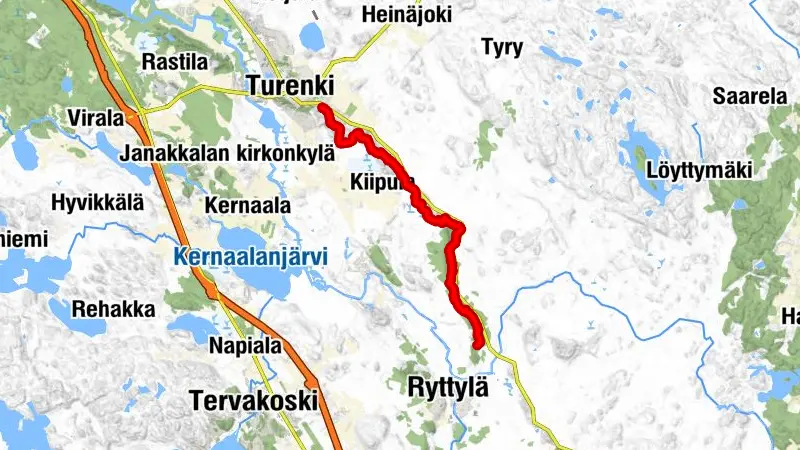 Kammweg Janakkala 15 km