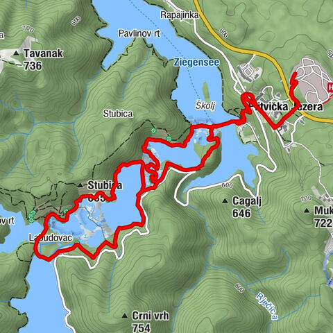 Plitvička Jezera - Restaurant Poljana - Kozjački slapovi - Stubica