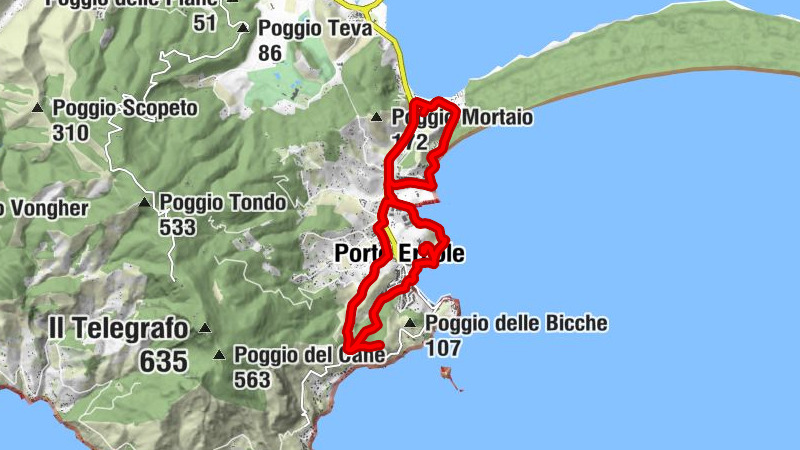 Monte Argentario - Monte Filippo - Porto Ercole