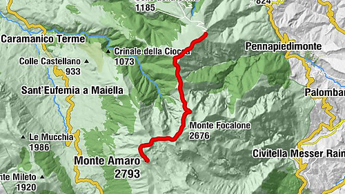 Rifugio Bruno Pomilio - Monte Tre Portoni - Monte Amaro - Bivacco Cesare Mario Pelino