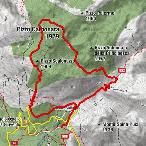 Rifugio Giuliano Marini - Pizzo Scalonazzo - Pizzo Carbonara - Petralia Sottana