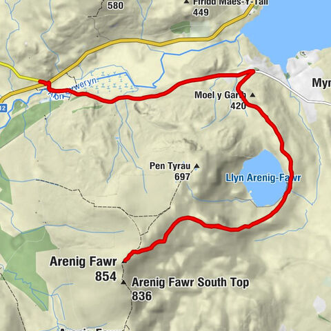 Llanycil - Arenig Fawr
