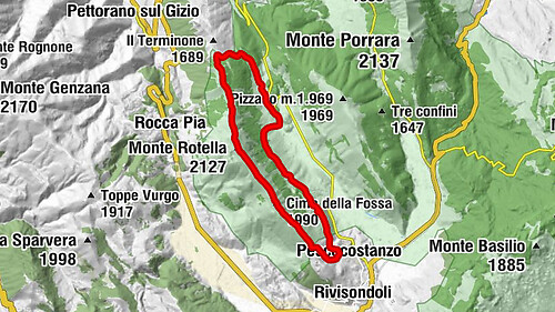 Pescocostanzo - Cima della Fossa - Monte Rotella
