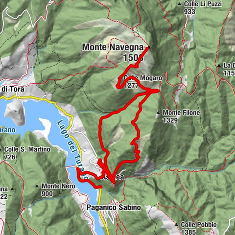 Ascrea - Colle Mogaro - Monte Navegna