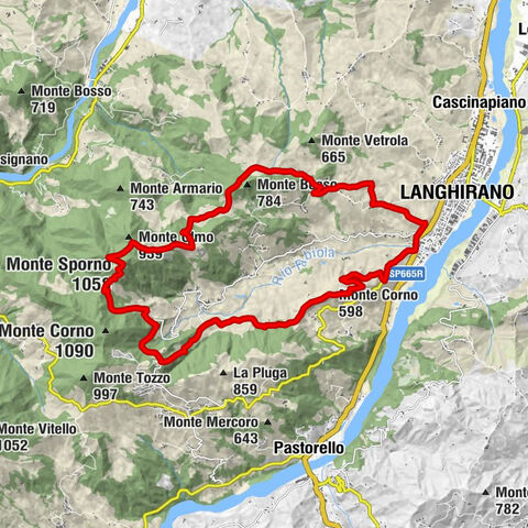 Langhirano - Capanna Monte Sporno - Monte Sporno - Monte Corno