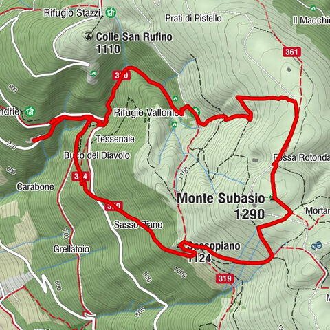Assisi - Rifugio Vallonica - Monte Subasio - Sassopiano