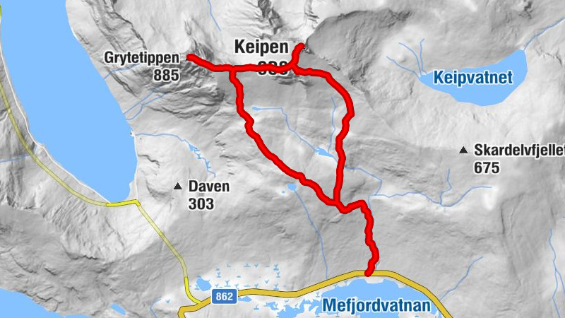 Senja - Grytetippen - Keipen
