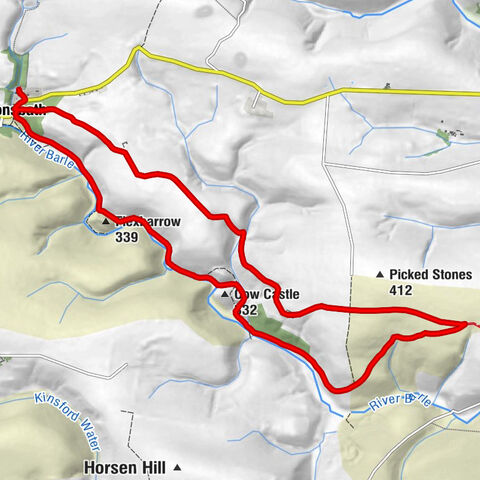 Simonsbath - Flexbarrow - Cow Castle - Winstitchen