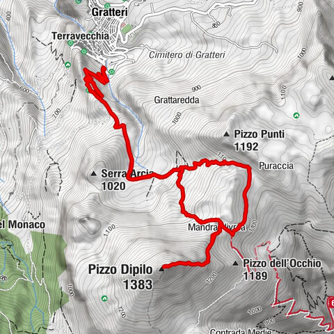 Gratteri - Grotta Grattara - Mandra Nivrea - Pizzo Dipilo