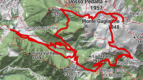 Zone - Rifugio Malpensata - Monte Guglielmo - Chiesetta Almici
