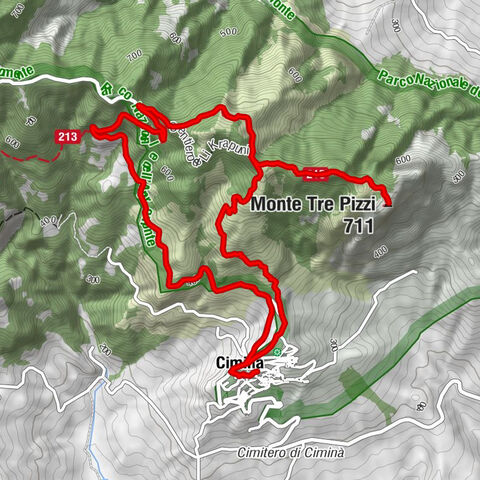 Ciminà - Chiesa dell'Addolorata e del Sacro cuore di Gesù - Monte Tre Pizzi