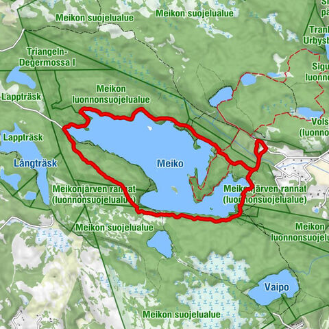 Keskinen Kirkkonummi - Riberget - Meikon näköalapaikka