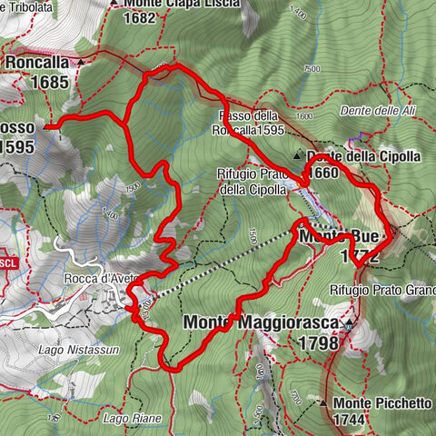 Rocca d'Aveto - Monte Bue - Groppo delle Ali - Monte Groppo Rosso