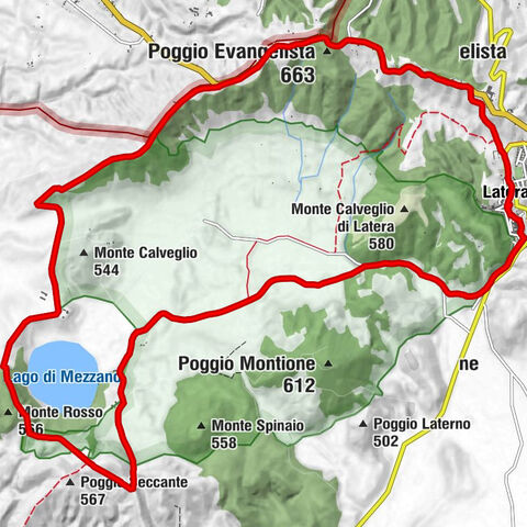 Latera - Poggio Evangelista - Monte Rosso - Poggio Pilato