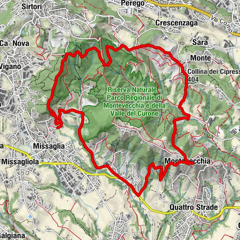Missaglia - Cappelletta di Crippa - Collina dei Cipressi - Chiesa dei Santi Fermo e Rustico