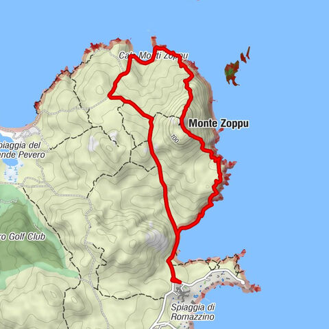 Alzachèna/Arzachena - Monte Zoppu