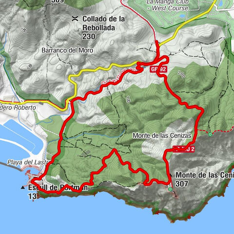 Diputación de Rincón de San Ginés - El Cubano - Punta Negra - Monte de las Cenizas