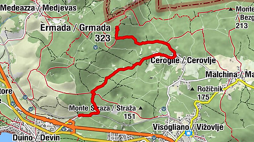 Naturwanderung auf dem Monte Ermada