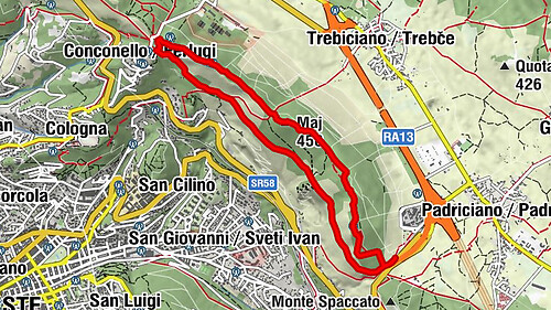 Anello sul sentiero Derin e Parco Globojner