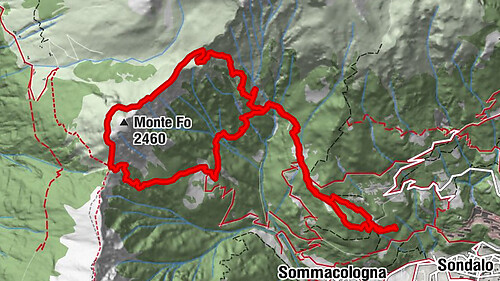 Passo di Quintena - Sodalo SO. Italia