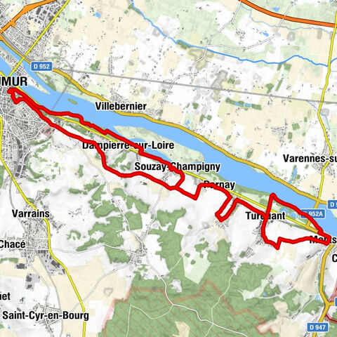 Oenovélo: die Saumur-Küste